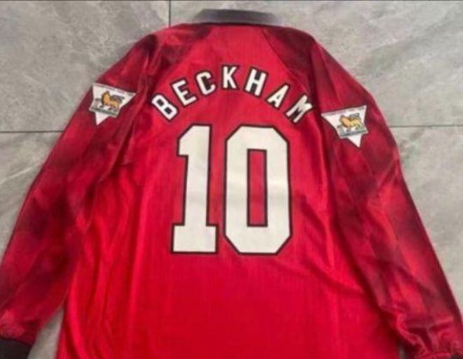 デビッド・ベッカム マンチェスター・ユナイテッド 長袖