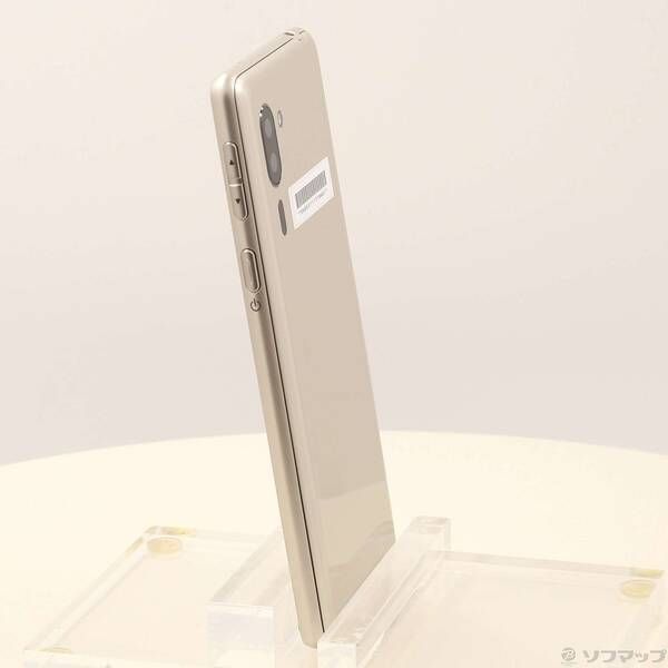 SoftBank シンプルスマホ6 A201SH シャンパンゴールド ③シンプル