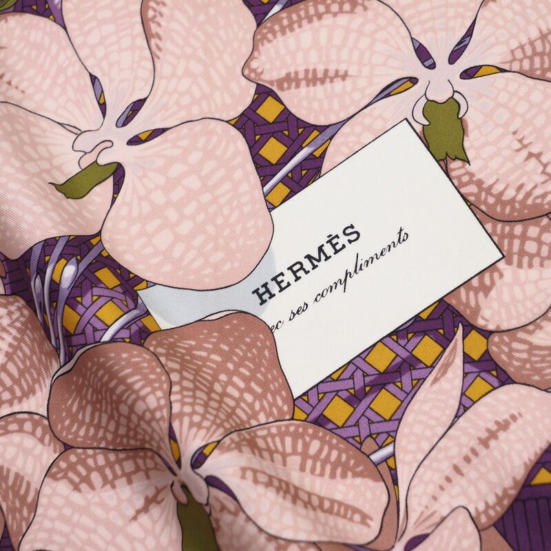 HERMES エルメス SOUVENIRS D'ASIE/アジアの想い出 カレ90 スカーフ