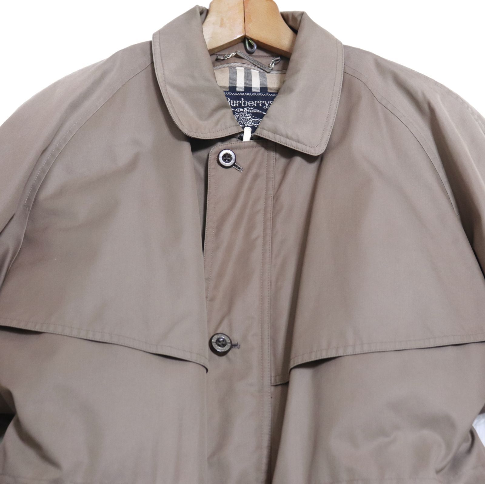 バーバリー ステンカラーコート ノバチェック ダウンライナー ベージュ バーバリー ステンカラーコート ノバチェック ダウンライナー