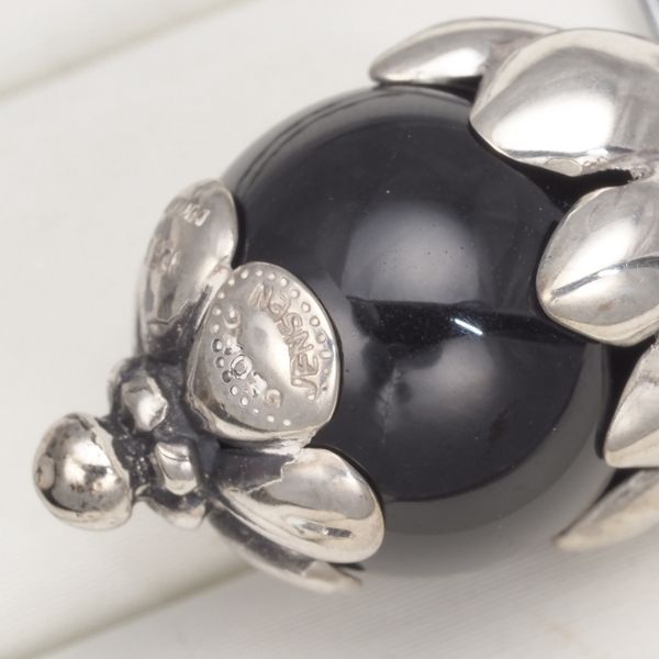 ジョージジェンセン ネックレス オニキス ヘリテージ 1991 ローズ