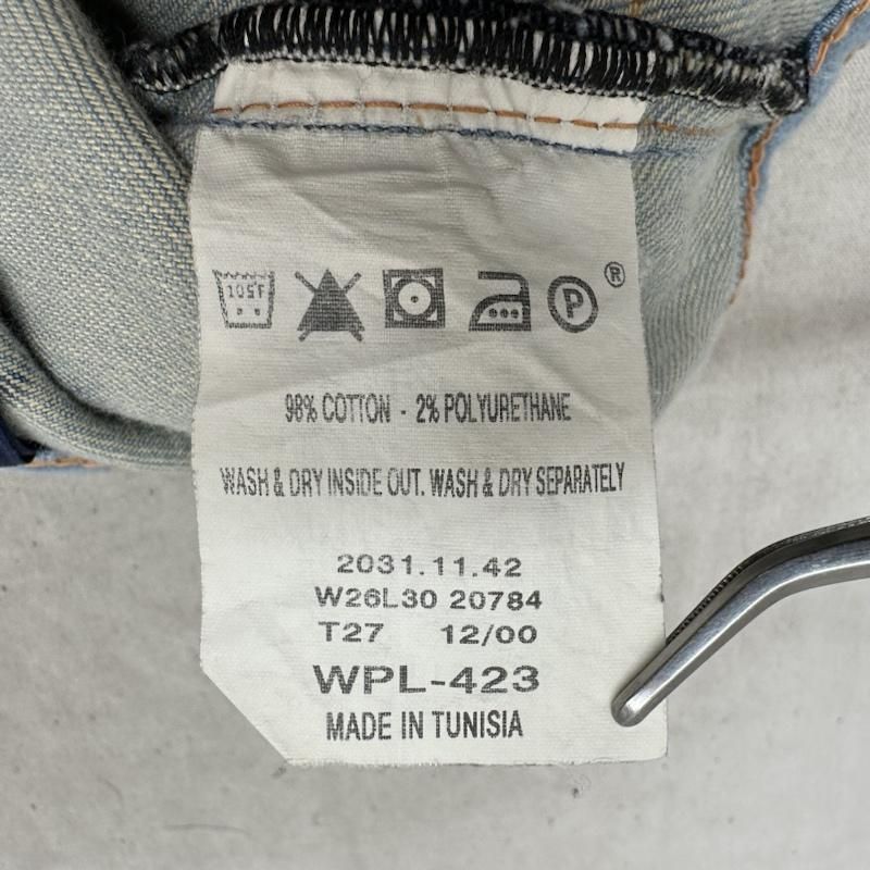Levi's RED WPL-423 幾何学 パターン 立体裁断 ストレッチ デニム