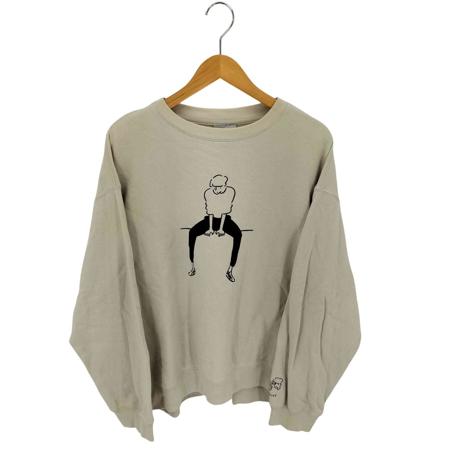 アシックス ASICS YU NAGABA SWEAT CREW TOP メンズ JPN：XL 