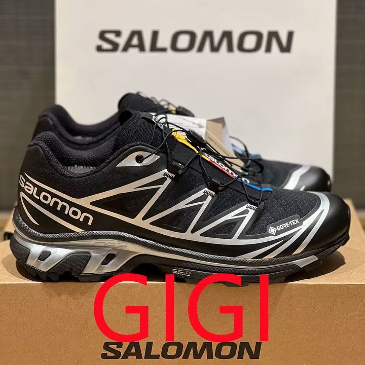 新品　大人気　男女兼用　SALOMON XT-6 GTX BLACK SILVER スニーカー