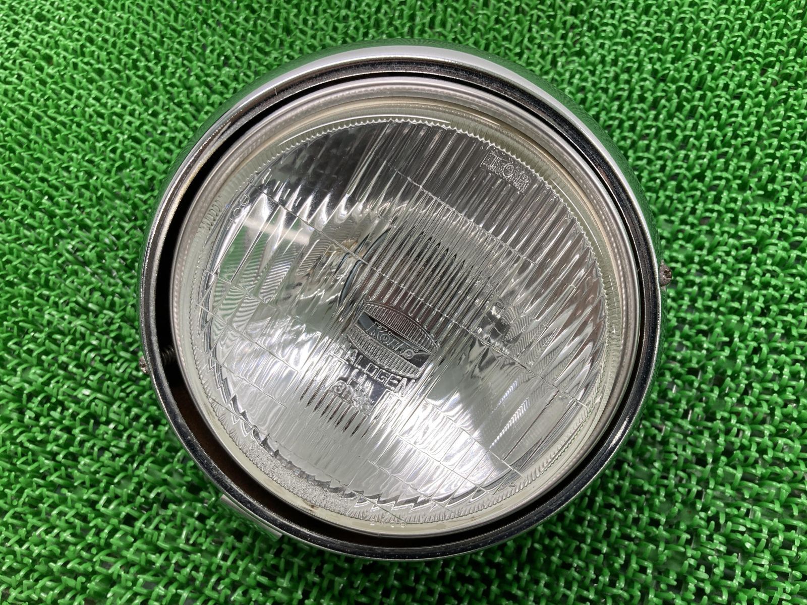 ビラーゴ250 ヘッドライト YHA-169 ヤマハ 純正 中古 バイク 部品 3DM 割れ欠け無し 品薄 希少品 ヘッドライトケース 車検 Genuine
