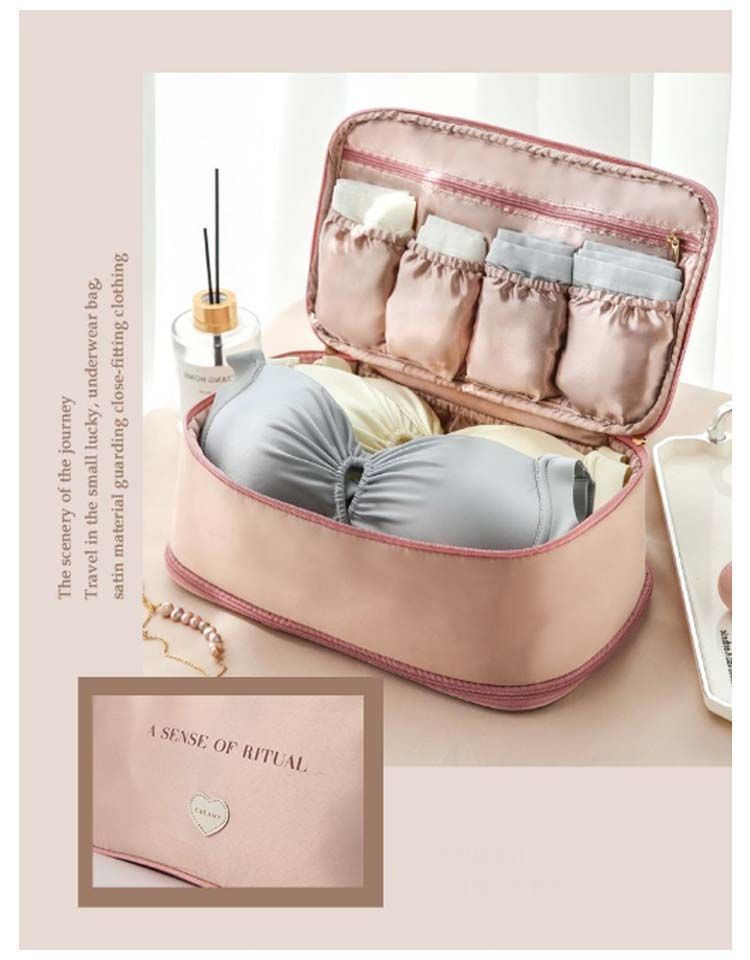  トラベルグッズ 下着収納 小物収納 レディースバッグ 収納力たっぷり 旅行 出張 ジム 通気性抜群 旅行かばんの整理 ランジェリー ポーチ ランドリーポーチ インナー ケース 大容量 仕切り 小分け tomin 598511 その他 旅行かばん 小分けバッグ