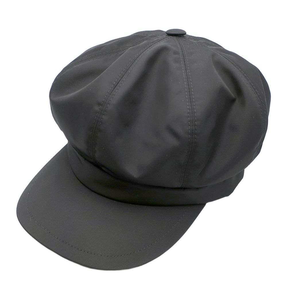 天白 プラダ キャスケット 帽子 ナイロン 1HC551 ブラック ユニセックス ファッション 服飾小物