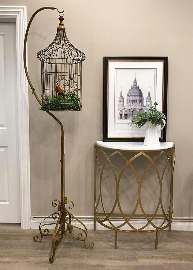 【値下げOK】アンティーク調大理石フラワースタンド／コンソールテーブル ゴールド ゴールド アンティーク調コンソール 値下げOK】アンティーク調大理石