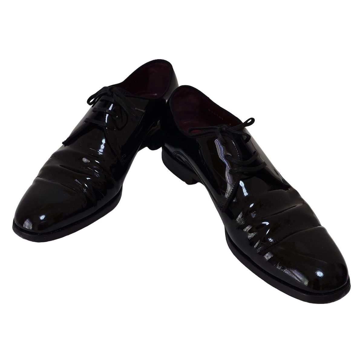 DOLCE-GABBANA ドルチェアンドガッバーナ シューズ 7 メンズ - 黒 レザー