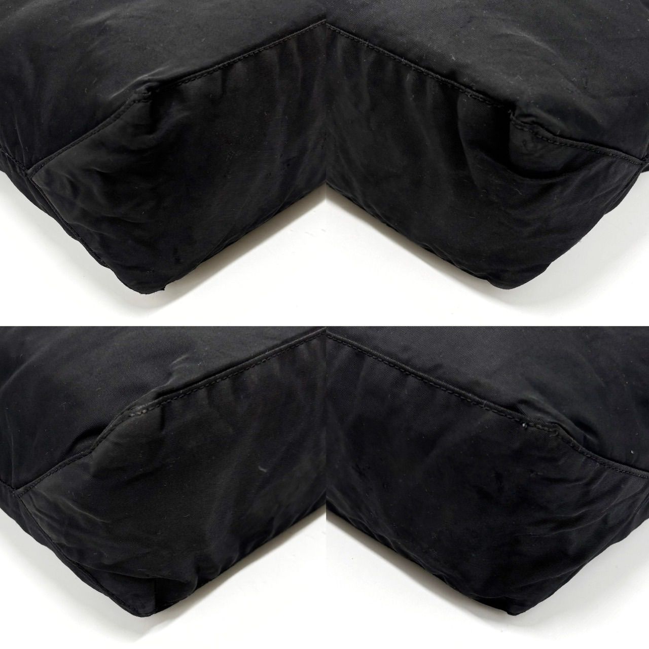 ✨良品✨ PRADA プラダ トートバッグ 三角ロゴプレート ロゴ型押し 白