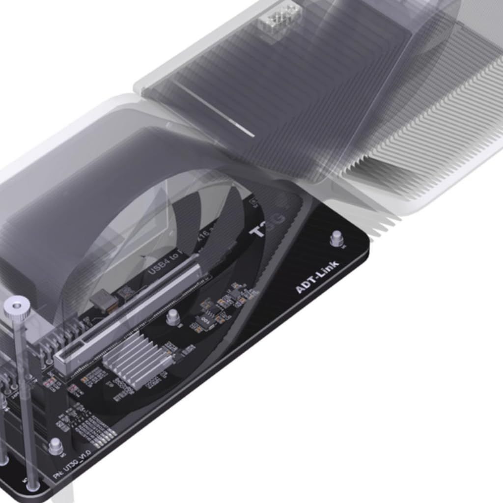 数量 USB4.0 ドッキングステーション 64G ADT-UT3G PCIe4.0x4 - ノートパソコン グラフィックスカード 外部変換アダプター JMT Thunderbolt 3 4対応 N51208