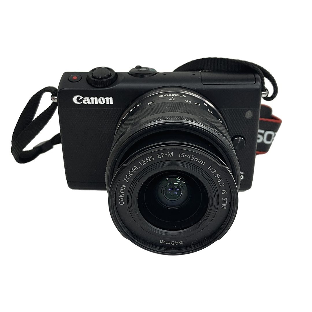 Canon EOS M 100 ダブルレンズキット ミラーレス一眼カメラ 15 45 mm 22 キャノン 良好