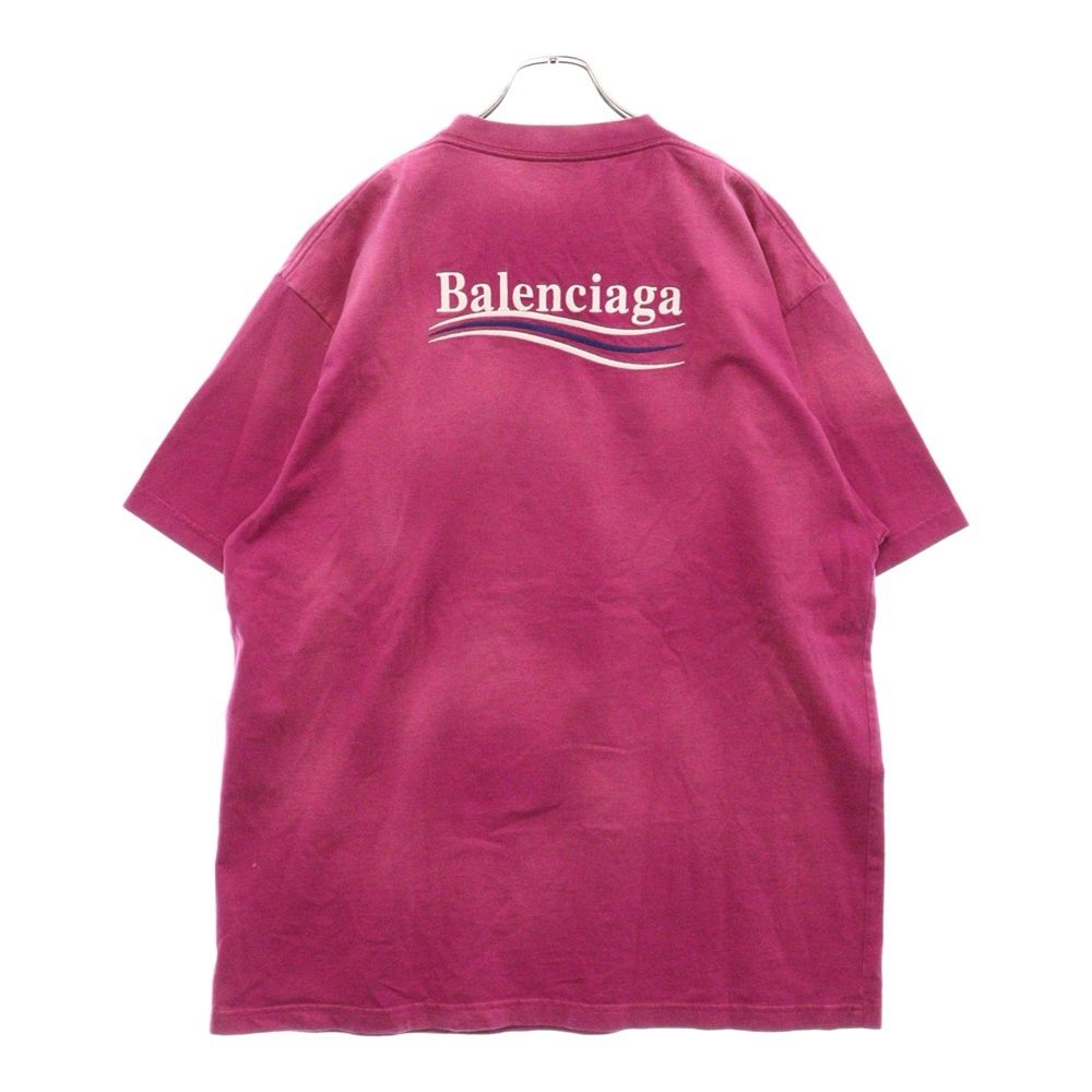 【天白】バレンシアガ Tシャツ ピンク 半袖クルーネック 表記サイズXXS 刺繍ロゴTシャツ トップス ファッション 服 BALENCIAGA - NOLOGO Tシャツ / ピンク / ユニセックス / 24AW