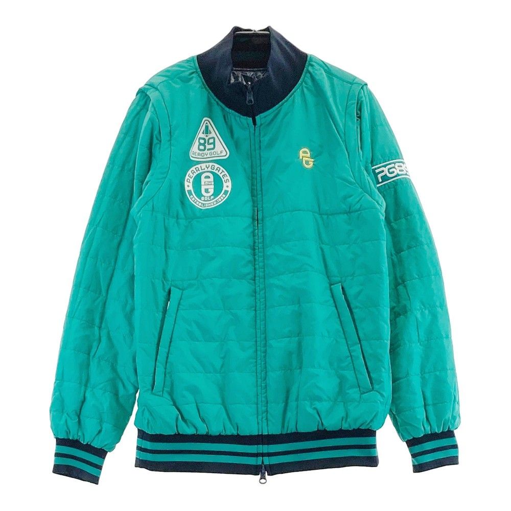 サイズ：0 PEARLY GATES パーリーゲイツ 2way リバーシブル 中綿ジップ
