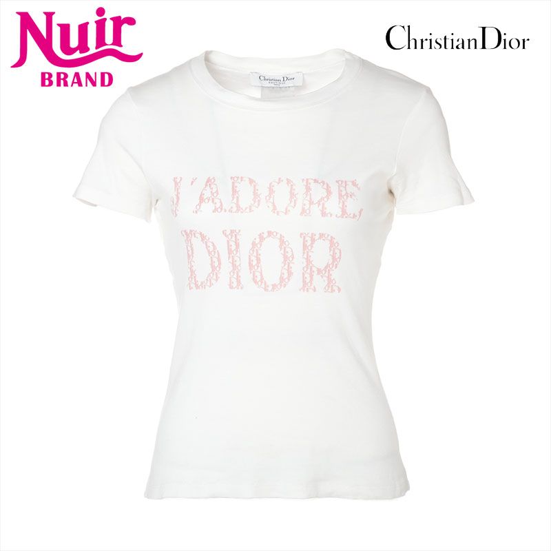 Christian Dior クリスチャンディオール 半袖Ｔシャツ コットン トロッター 2004 42 J´ADORE