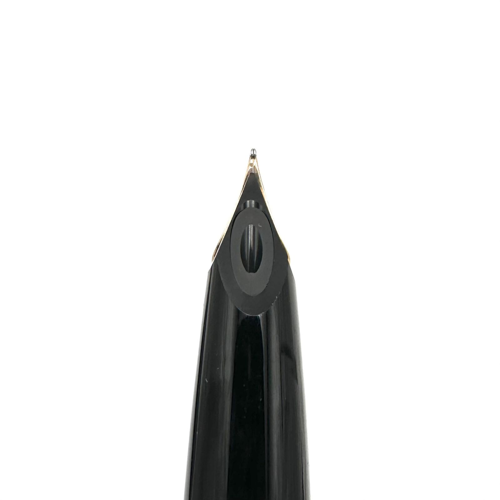 MONT BLANC 万年筆 320ペン先585 黒色 ケース付き 【公式通販】