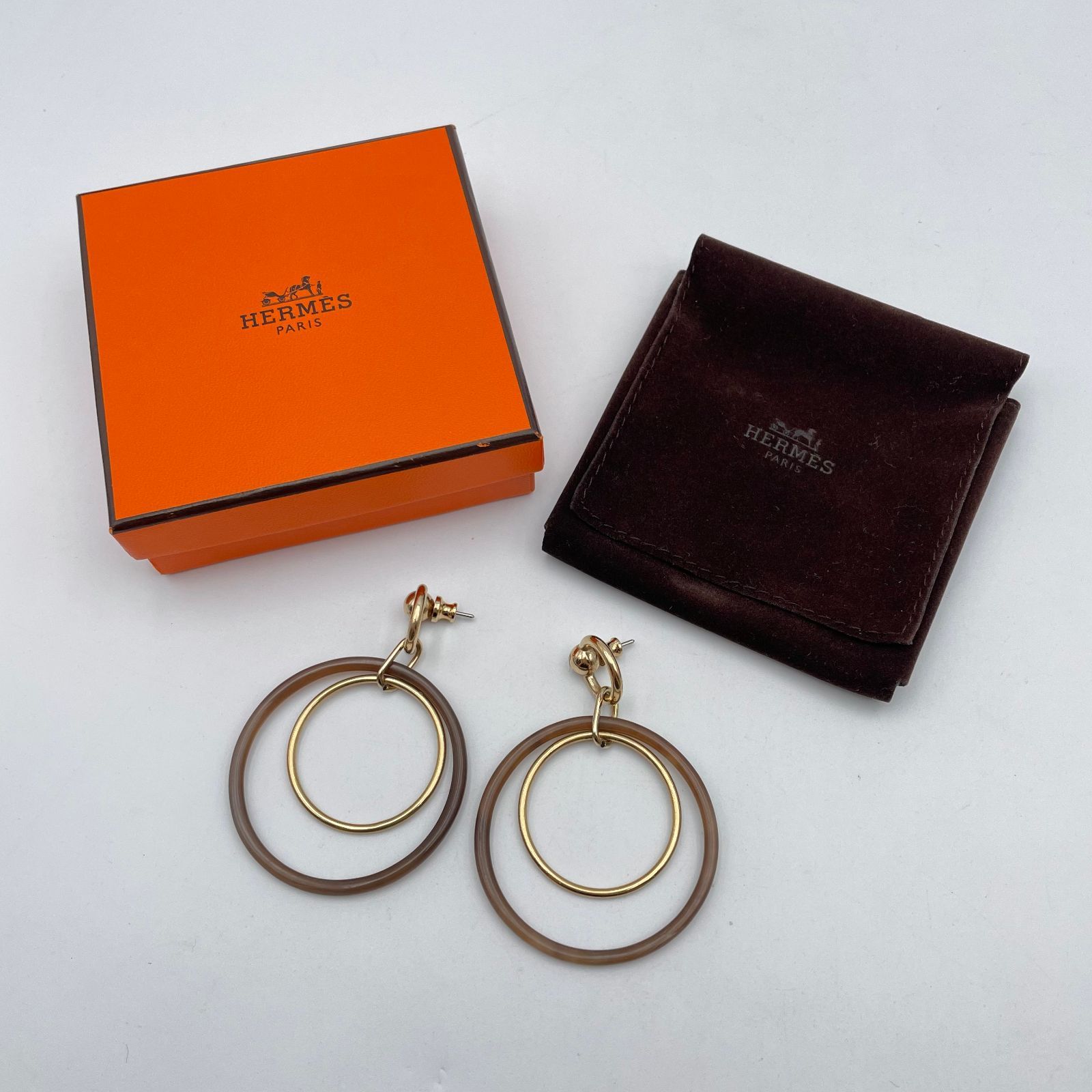 エルメス フープ ピアス HERMES HOOP EARRINGS - メルカリ