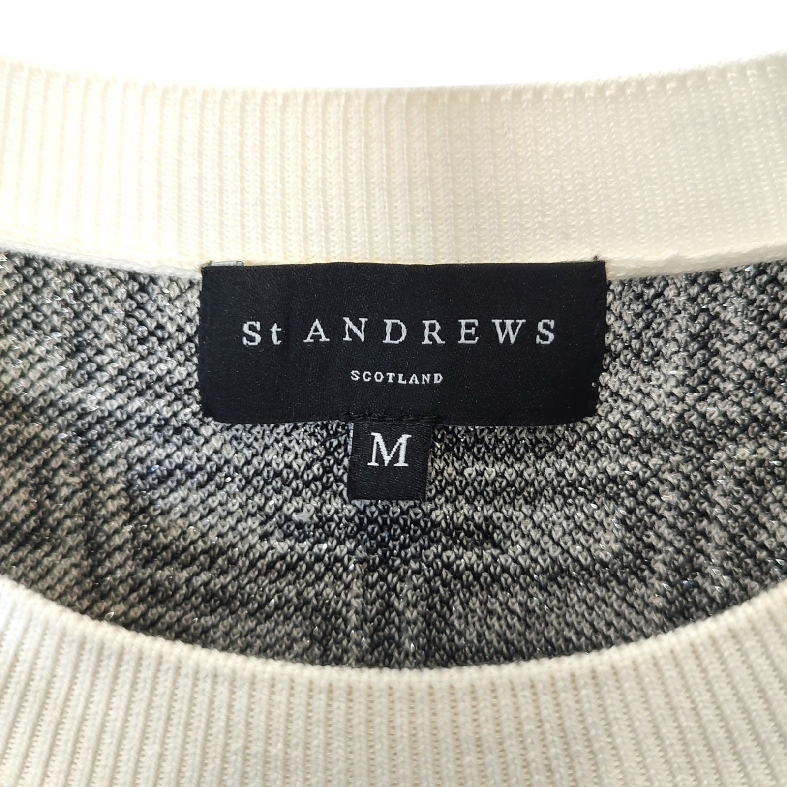 St ANDREW セントアンドリュース ゴルフ 総柄 ジャガード ニット