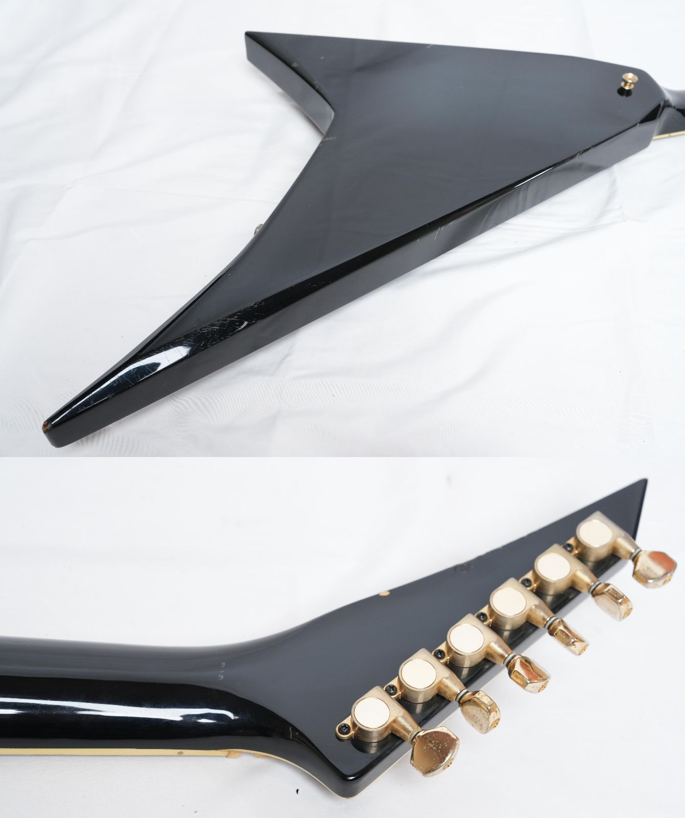 モッキンバード(MG)タイプ スルーネックギター　コスプレ　メーカー不明 Yahoo!オークション -「モッキンバード スルーネック」(エレキギター