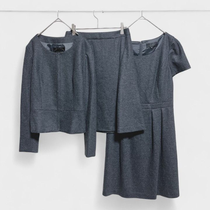 【最終値下】ピンキー&ダイアン アシンメトリー ワンピース 38 美品 ピンキー＆ダイアン アシンメトリーネックワンピース ブラック 38