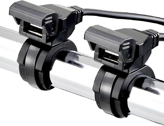 【在庫処分】デイトナ(Daytona) バイク用 USB電源 USB-A 10.5W 防水 iPhone/Android対応 バッテリー接続 常時通電 2ポート 93040