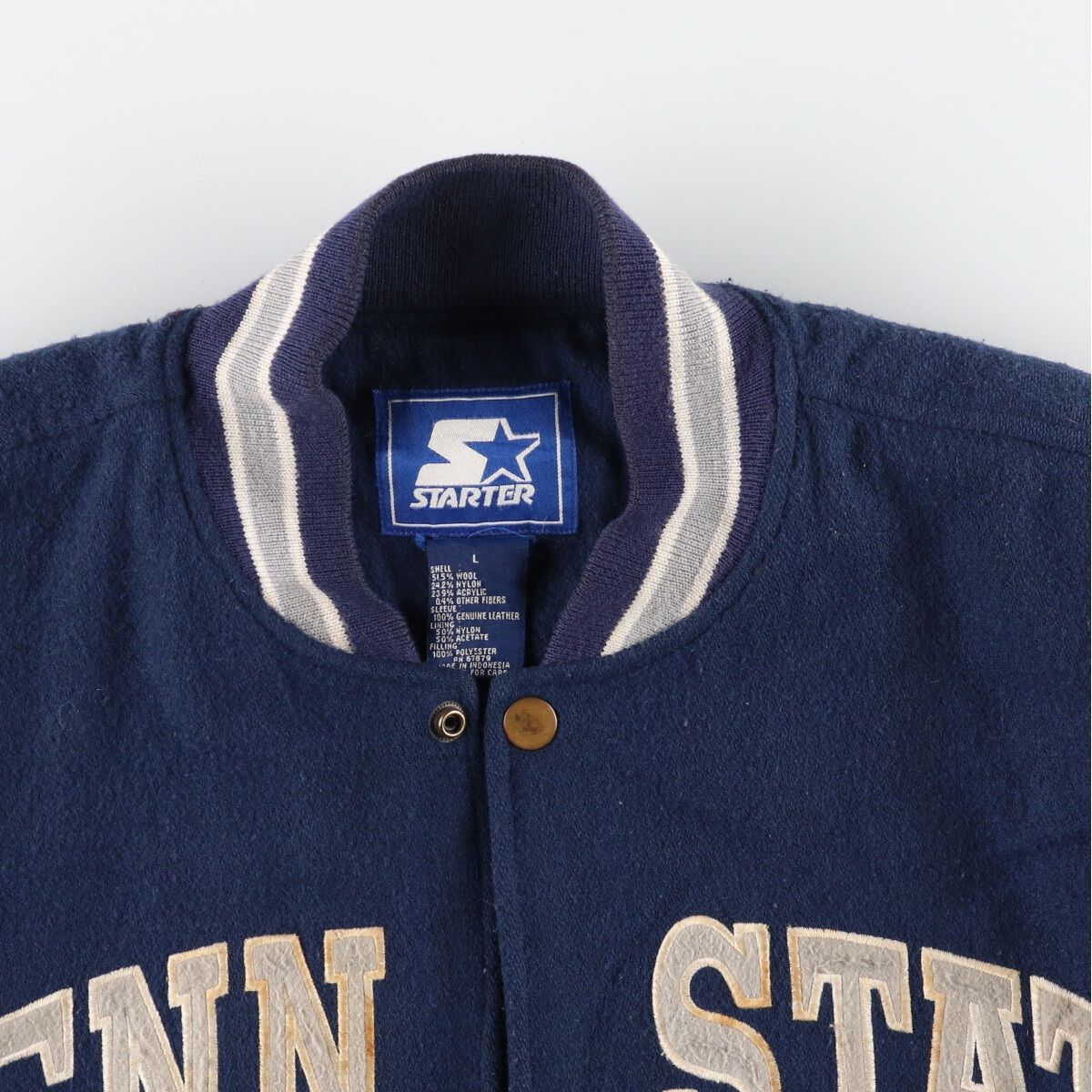 USA製　vintage スタージャケット 古着 90年代 スターター Starter PENN STATE ペンシルベニア州立