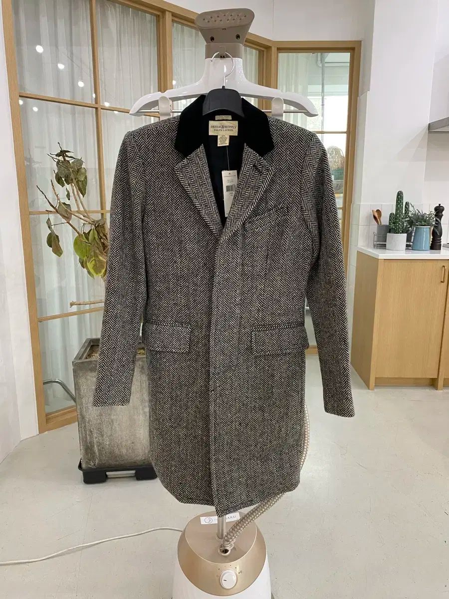 ポロ デニム アン サプライ ウール ツイード コート 出品 95 サイズ 新品