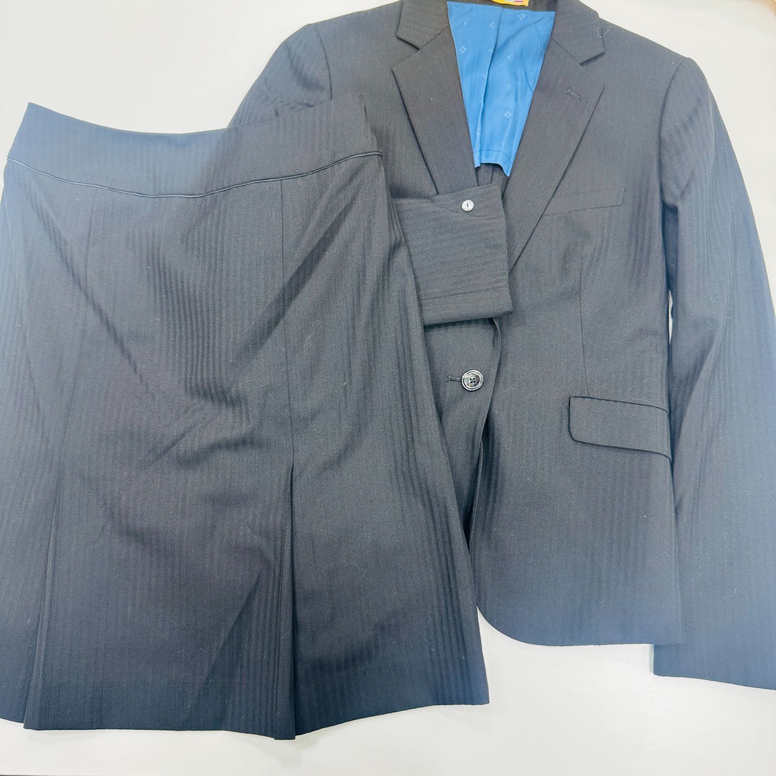 美品 オリヒカ 3点セット ジャケット パンツ スカート スーツ ウォッシャブル ORIHICA オリヒカ レディース ビジネス スカート スーツ