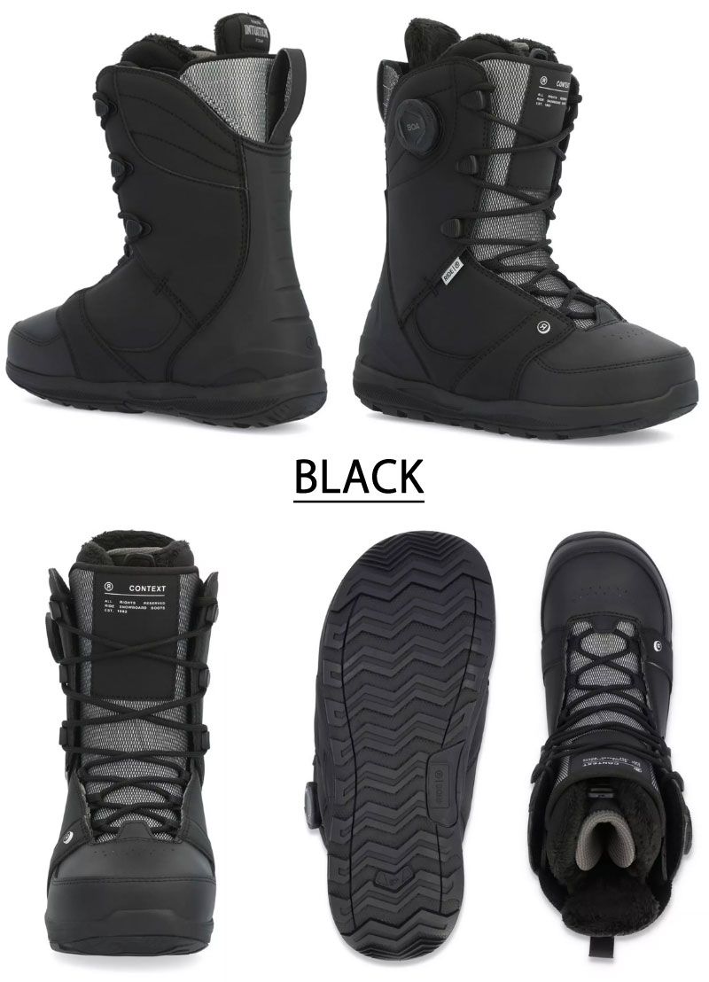 即出荷 23-24 RIDE/ライド CONTEXT コンテクスト 紐 ボア レディース