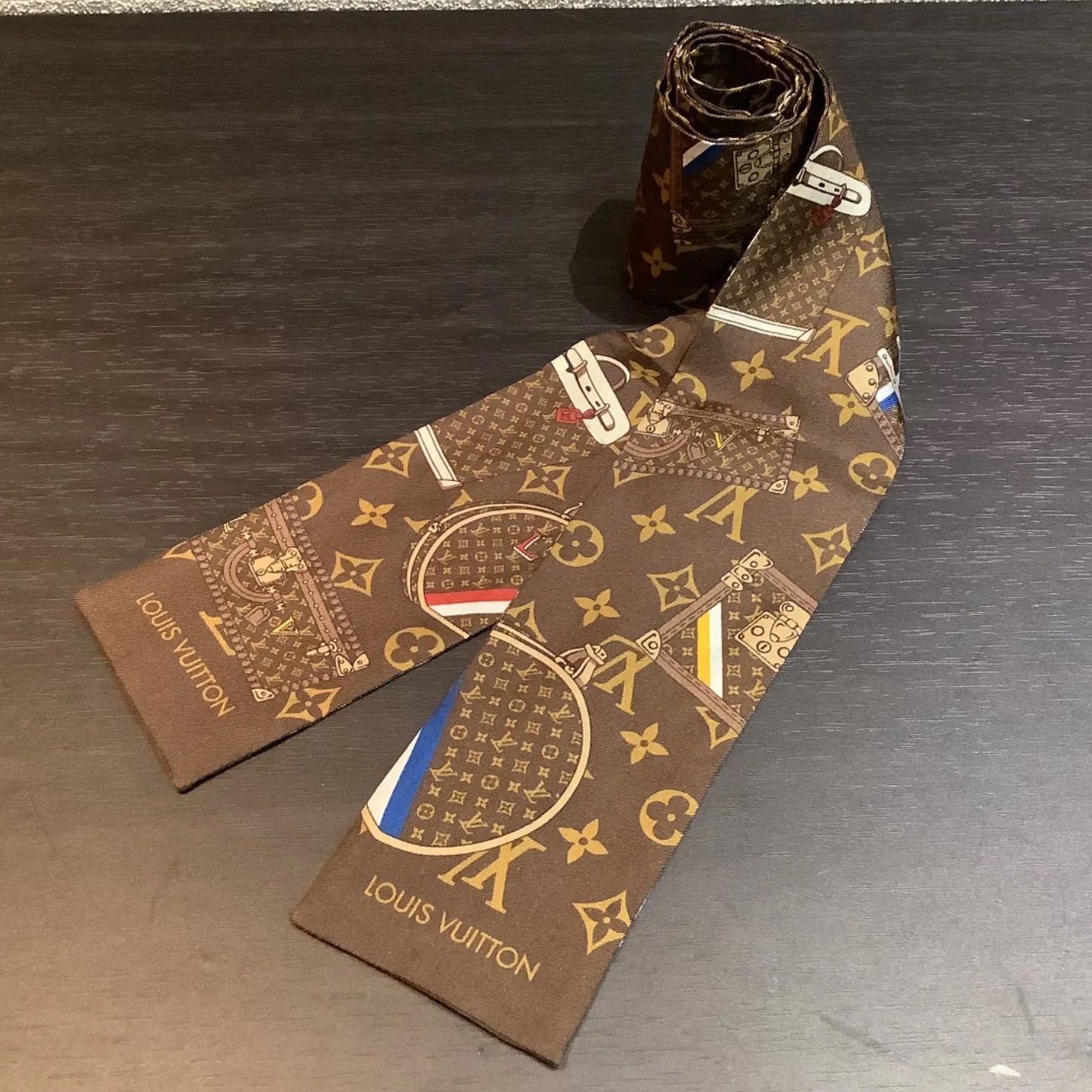 ルイヴィトン LOUISVUITTON バンドー モノグラム トランクス ブラウン