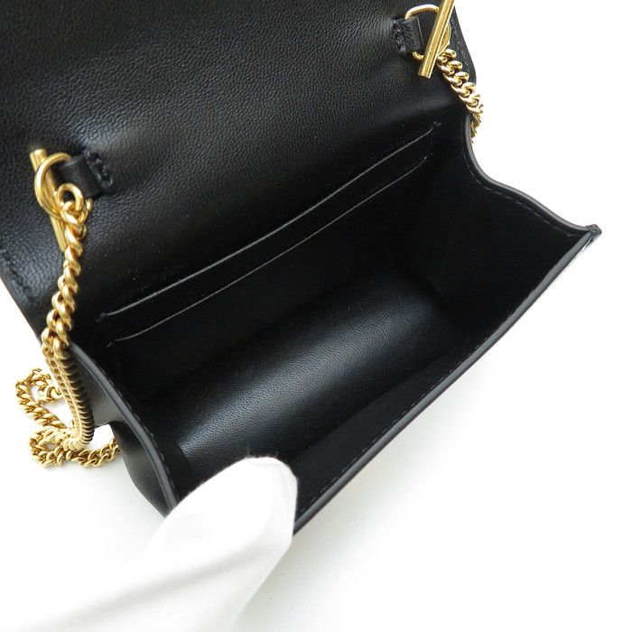 極美品✨ヴェルサーチ　ミニショルダー　シボ革　ゴールド金具　チェーン y2k ヴェルサーチ ミニショルダー シボ革 ゴールド金具 チェーン