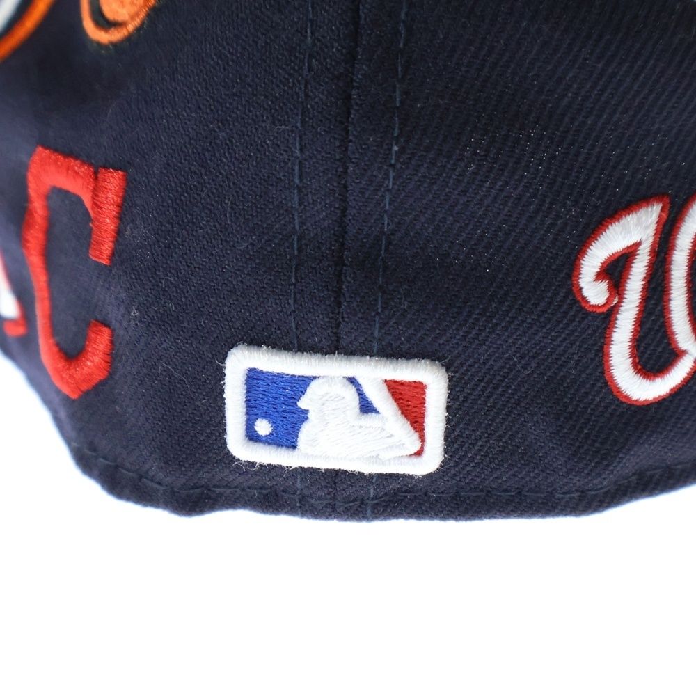 SUPREME シュプリーム 20 SS × ERA MLB Box Logo Cap ニューエラ ボックスロゴ 6パネル ベースボールキャップ 帽子 ネイビー