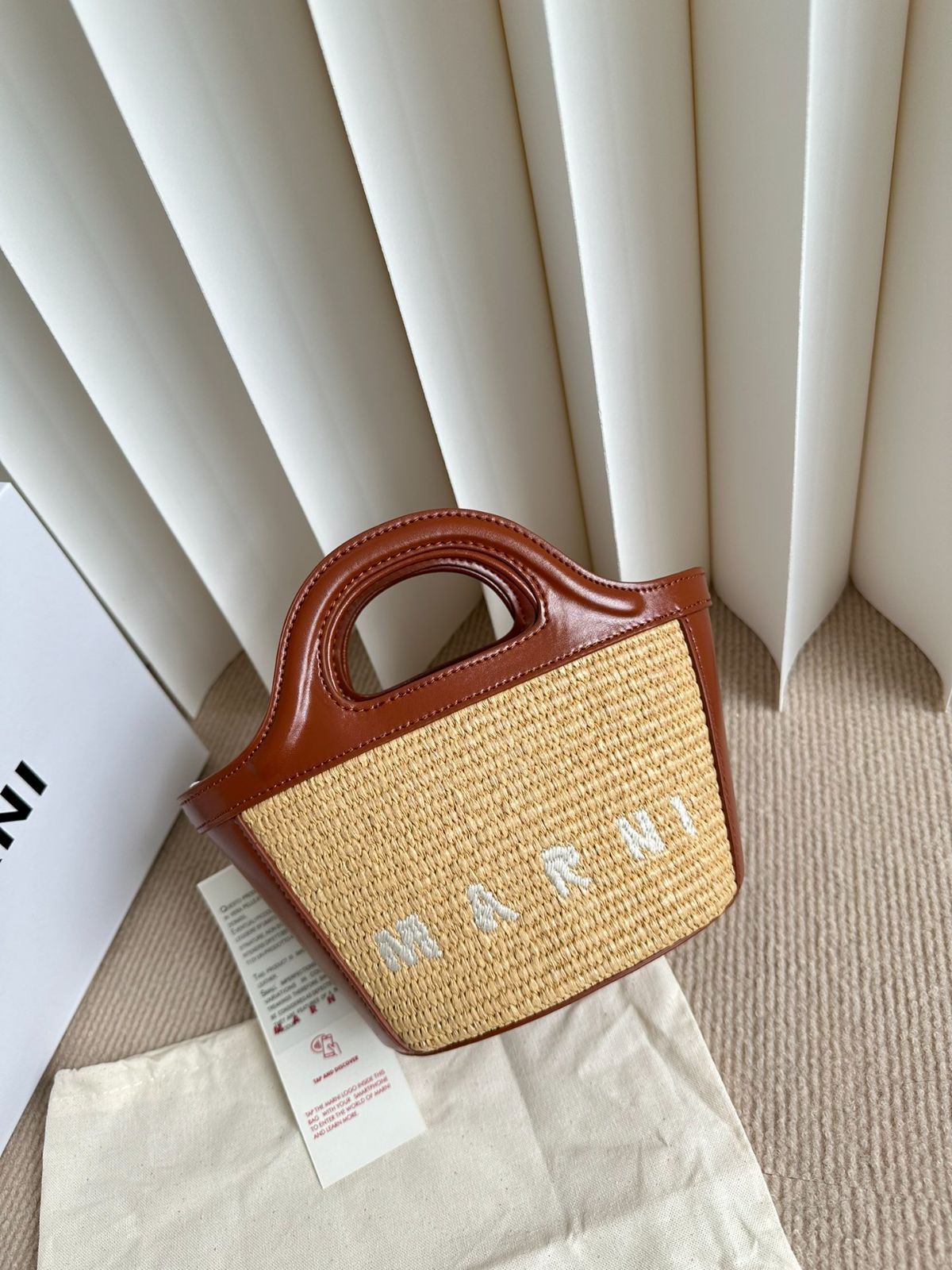 极美品⭐新品 ⭐Marni マルニ ベジタブルバスケット #サイズS 05