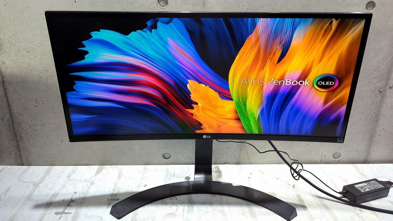 状態良好美品 LG エルジーエレクトロニクス モニターディスプレイ 29インチ 曲面 ウルトラワイド 29UC88-B ブラック 