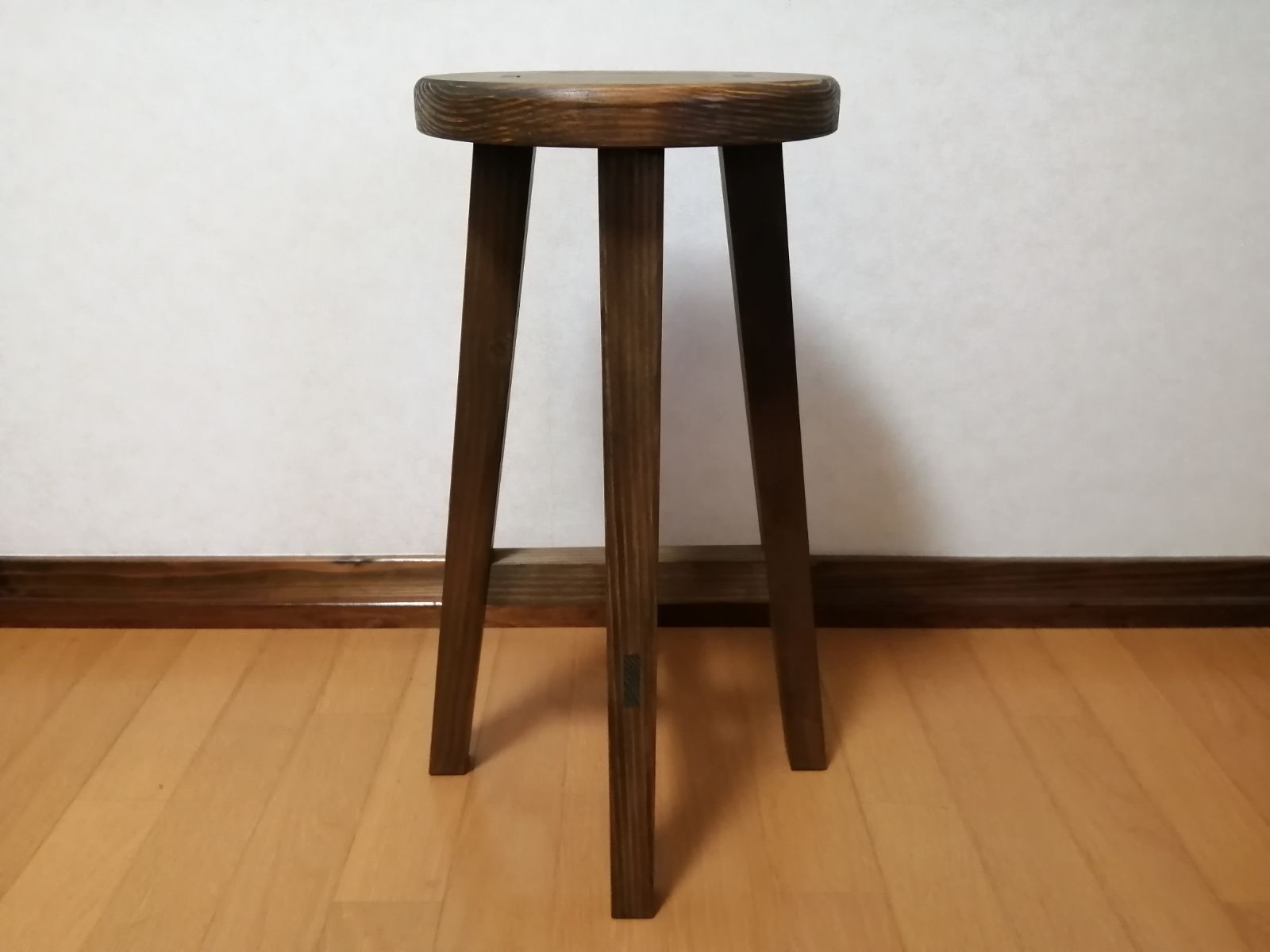 木製スツール 高さ56cm 丸椅子 stool - メルカリ