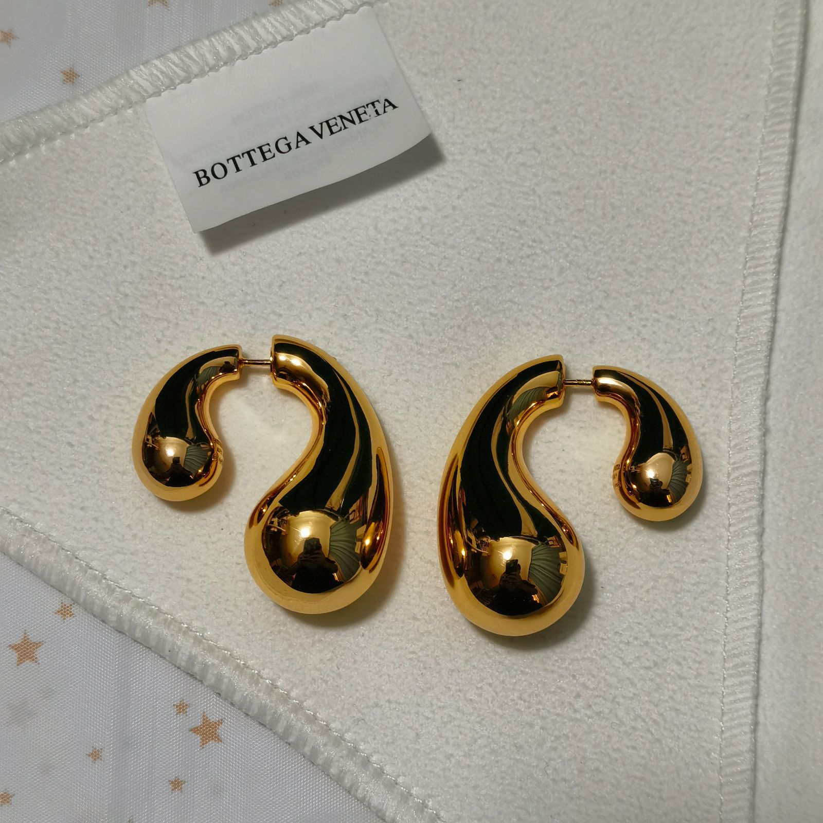 🌷︎人気の美品🌷︎BOTTEGA VENETA  ダブルドロップイヤリング