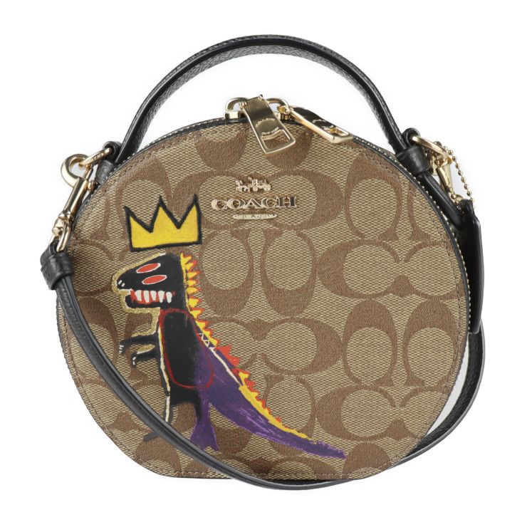 COACH コーチ ハンドバッグ C5658 PVC レザー KHAKI MULTI カーキ