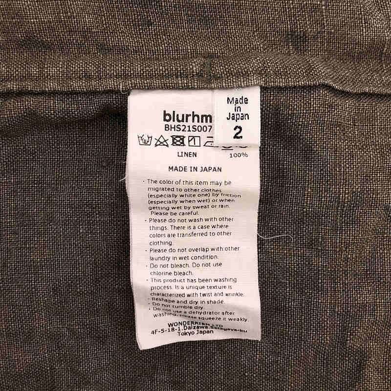 blurhms / ブラームス | 2021SS | × BLOOM＆BRANCH Wash Linen