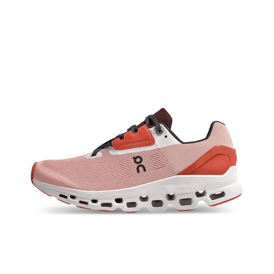 ON Running オン Cloudstratus Rose Red ローカットスニーカー 男女兼用 スニーカー