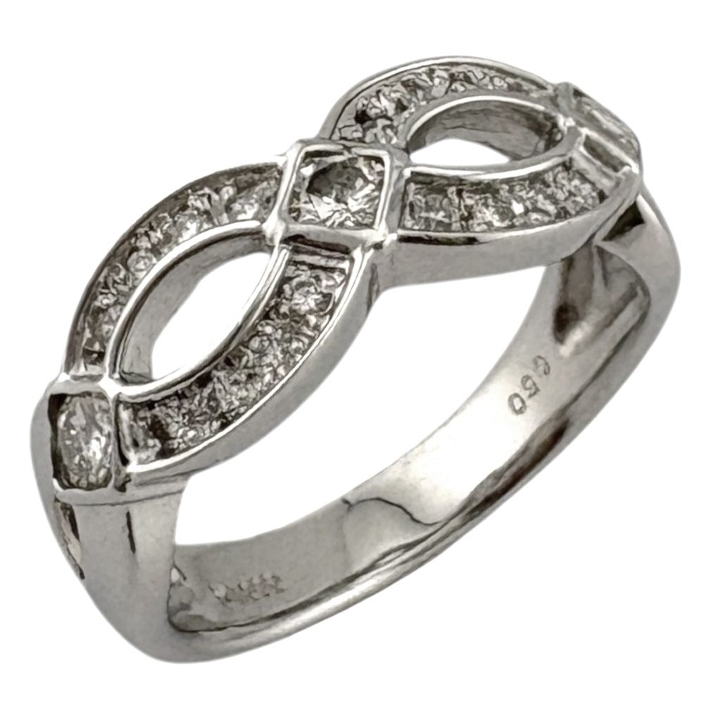 リング 指輪 14号 Pt900プラチナ ダイヤモンド レディース