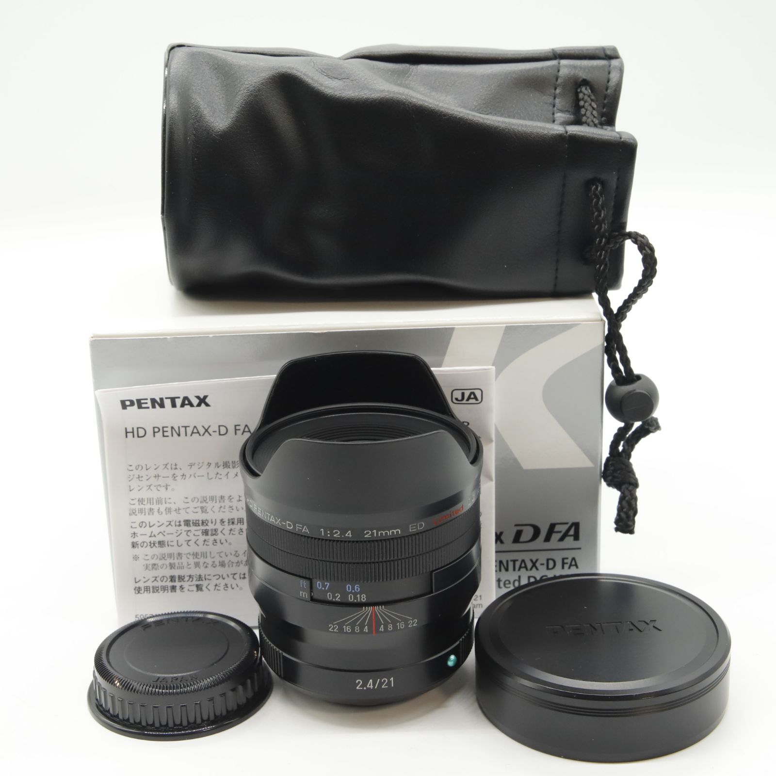 PENTAX ペンタックス HD PENTAX-D FA 21ｍｍF2.4ED Limited DC WR ブラック 超広角単焦点レンズ 28040