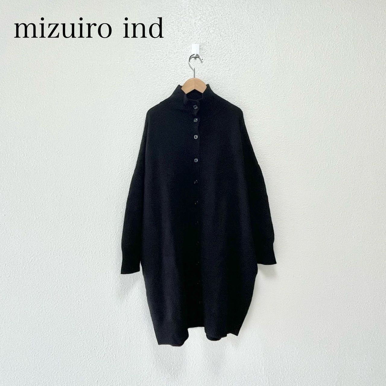 未使用品 / タグ付き / mizuiro ind ミズイロインド ハイネックワイド 