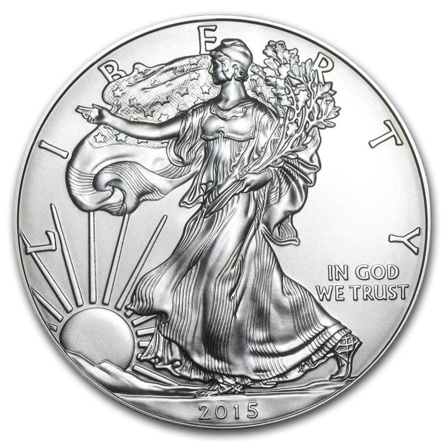 2015年アメリカイーグル銀貨/1オンス/ウオーキングリバティー