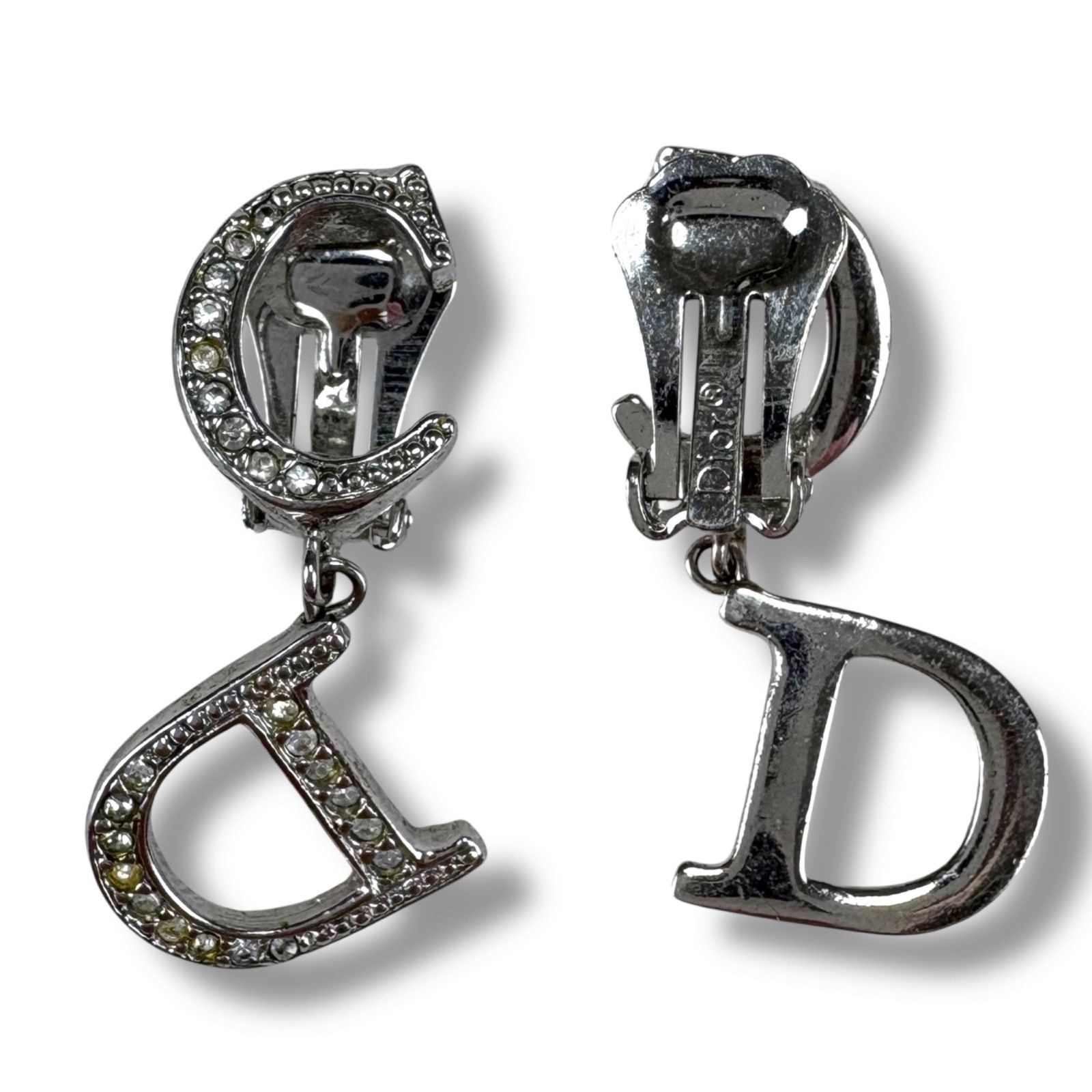 クリスチャンディオール Christian Dior CDロゴ ラインストーン