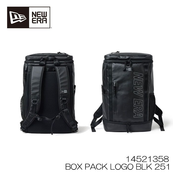 NEW ERA ニューエラ BOX PACK LOGO BLACK BLK ボックスパック NEW ERA ニューエラ BOX PACK LOGO BLACK BLK ボックスパック