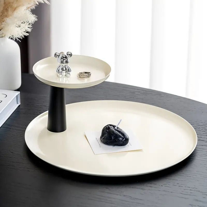 ディスプレイスタンド インテリアトレイ 2段 トレイ トレー 収納 小物