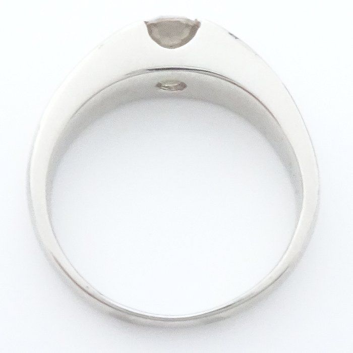リング 指輪 一粒 ブラウンダイヤモンド1.07ct 16号 Pt900プラチナ / 64810【FJ】
