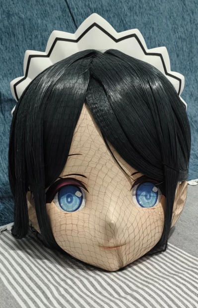 絶対大特恵！ 全頭マスク ロック付き NO.1126 フルマスク ドール ヘッドロリータ人形 コスプレ 全頭面 変身 仮装 着ぐるみ 二次元 コスチューム ☆安心の全品国内発送！