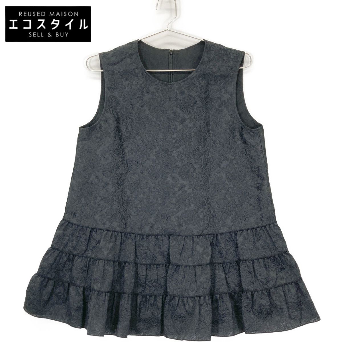 ADEAM アディアム ﾌﾞﾗｯｸ 25SS 45229 Hanabi Top 0
