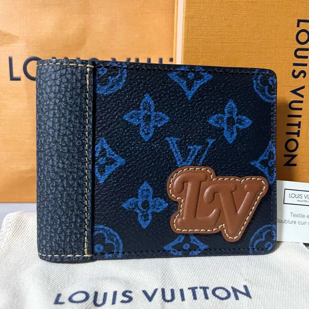 版 Louis Vuitton ルイヴィトン エクリプス スレンダーウォレット 二つ折り財布